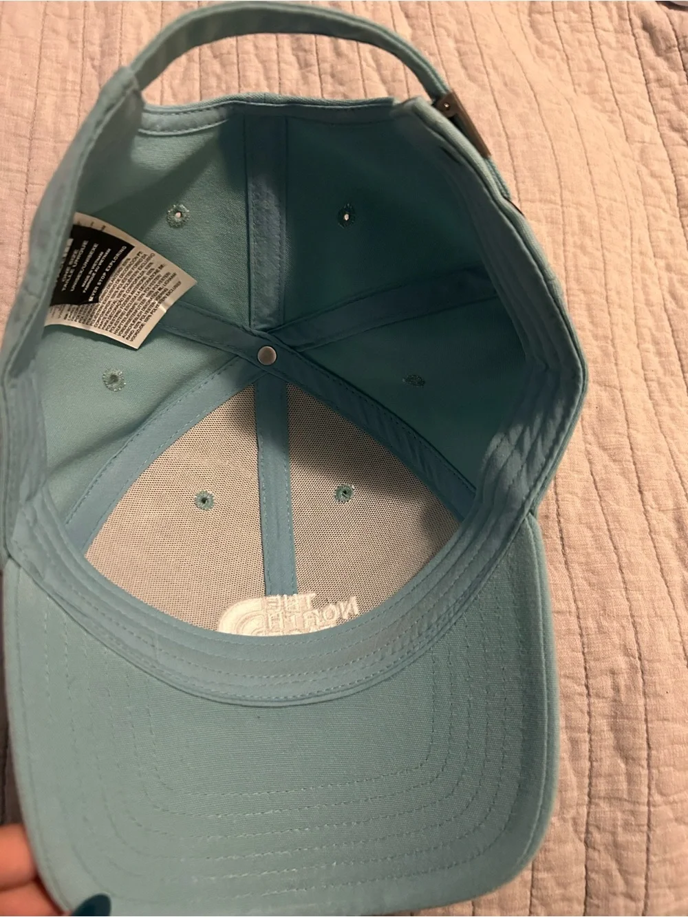The North Face Pale Blue Logo Cap